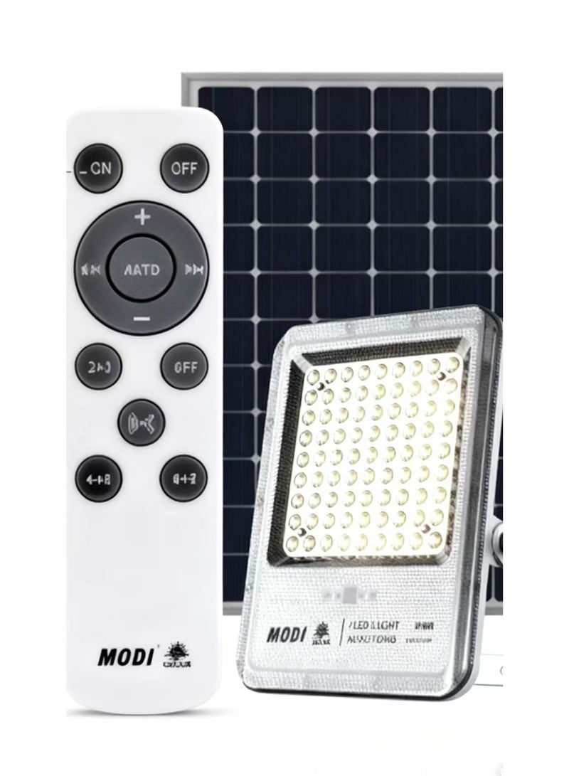 MODI 200W / 300W / 400W Solar Flood Light Outdoor, High-Efficiency Solar Panel, LiFePO₄ Battery, IP65 Waterproof LED Spotlight with Remote, Timer & Light Sensor – Ideal for Courtyards, Parks & Off-Grid Locations - Image 3