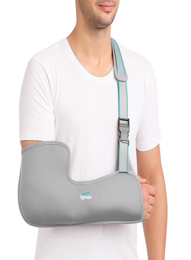 TYNOR Pouch Arm Sling Tropical, Grey, Medium, 1 Unit - Image 1