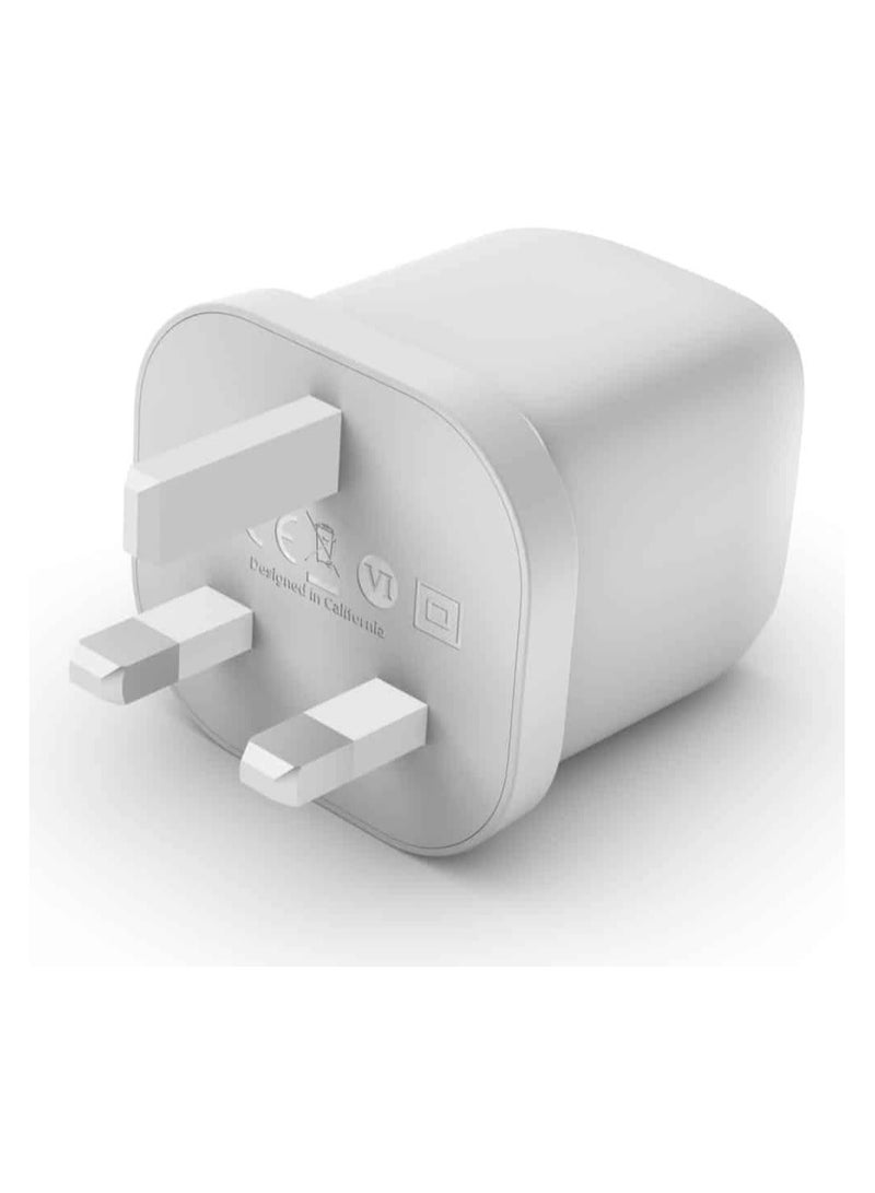 Belkin 45W Dual USB Type C Wall Charger, Fast Charging Power Delivery 3.0 with GaN Technology, USB C Charger for iPhone 16, 15, iPad Pro 12.9, 11, MacBook, Samsung Galaxy S24, Pixel And More  - Image 3