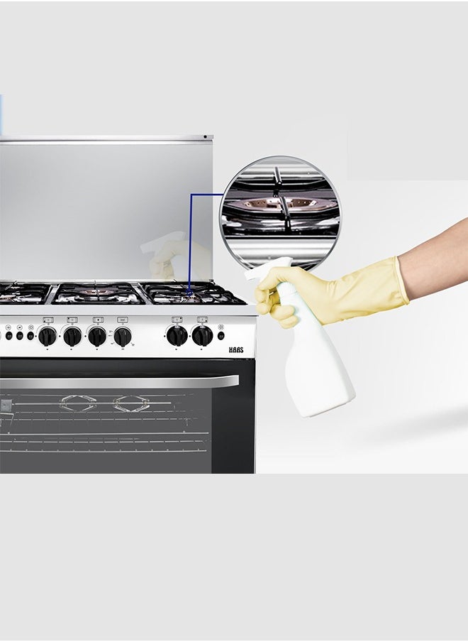 هاس - فرن غاز - 5 شعلات - قائم بذاته - فضي - HC960FE1 - Image 1