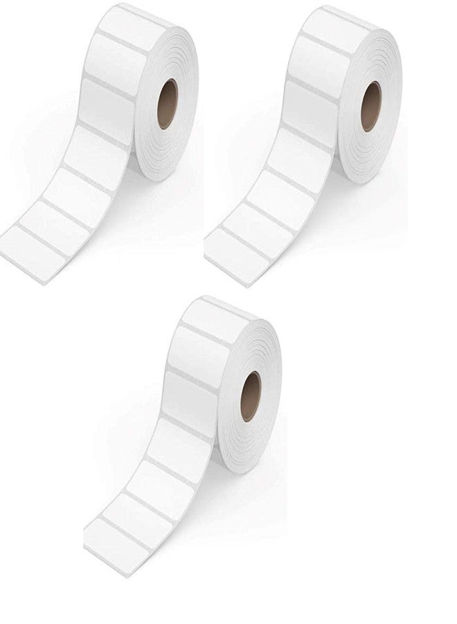 True-Ally 50x30 Direct Thermal Barcode Label Sticker - 2 x 1.18 inches - 50mm x 30mm - 1000 Labels Per Roll - White Self Adhesive Sticker for Printing Barcoding (3 Roll per Pack (3000 Labels)) - Image 1