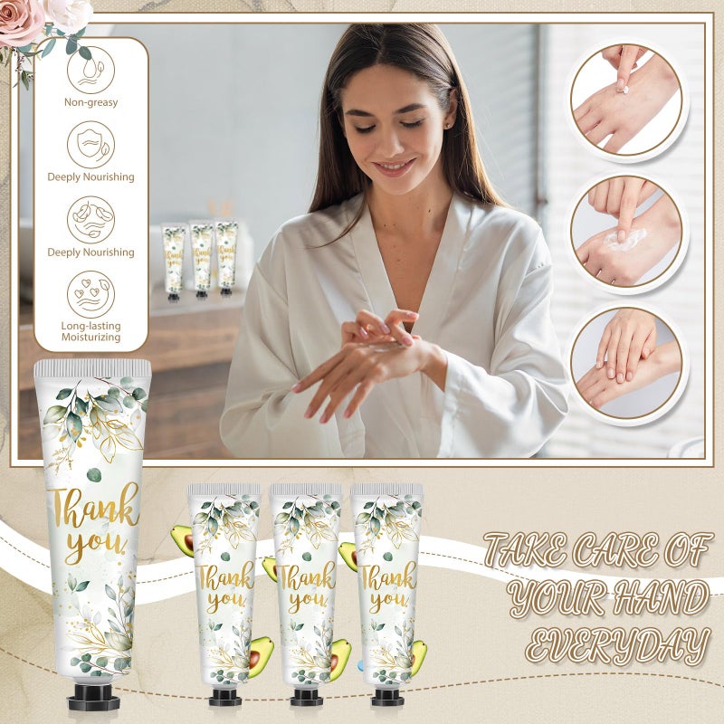 Swiffen 48 Sets Thank You Hand Cream Gifts Bulk Baby Shower Hand Cream Travel Size Lotion Bulk Party Supplies Favors Birthday Wedding for Guest - Image 4