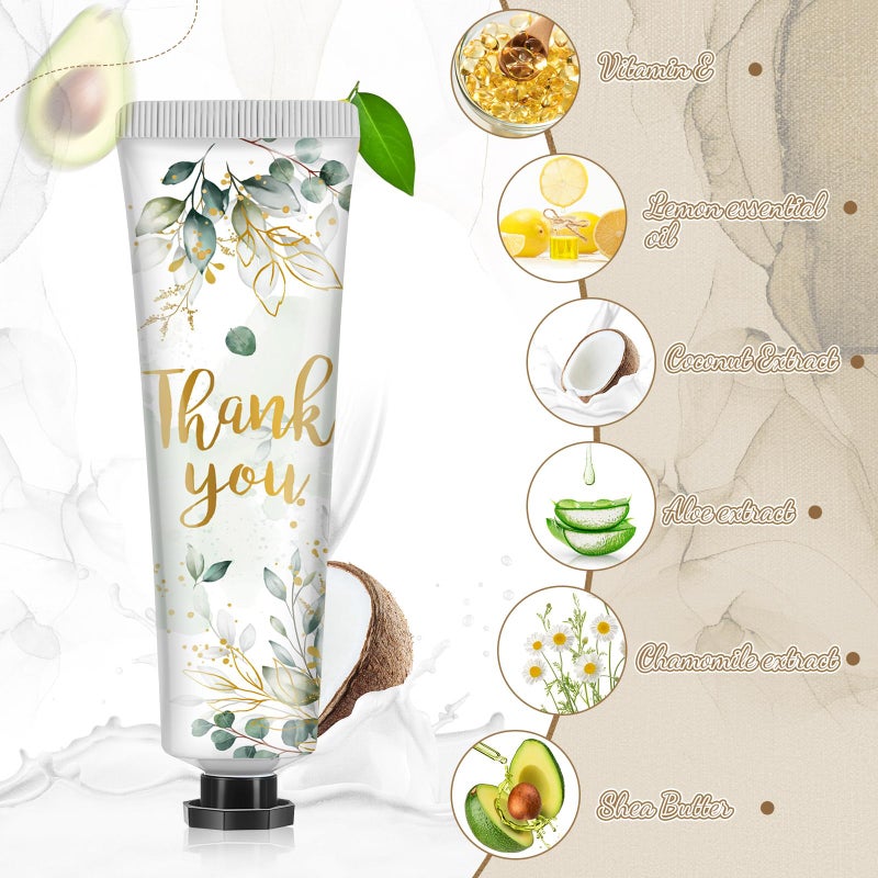 Swiffen 48 Sets Thank You Hand Cream Gifts Bulk Baby Shower Hand Cream Travel Size Lotion Bulk Party Supplies Favors Birthday Wedding for Guest - Image 3