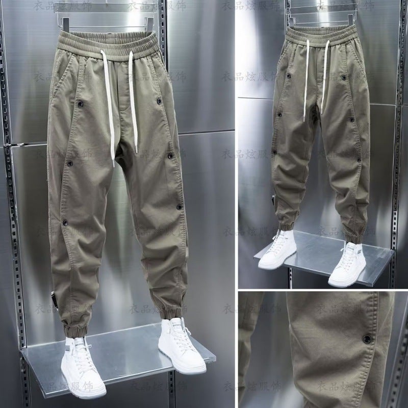 Casual Pants Boys Tooling Pants Summer Nine-Point New Men'S Sports Pants Trendy Men'S All-Match Pants - Image 4