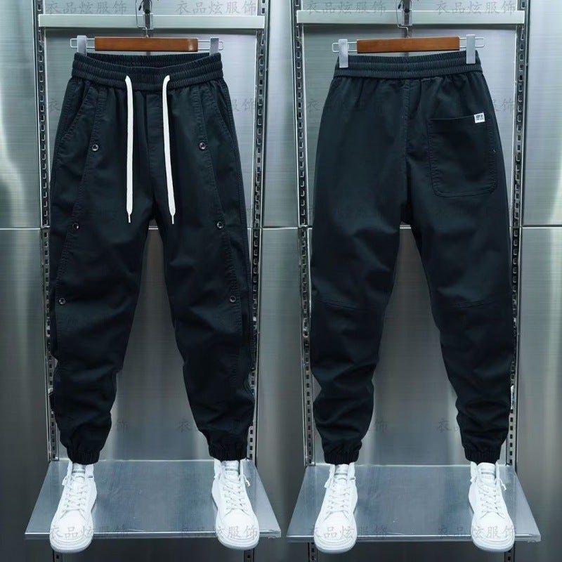 Casual Pants Boys Tooling Pants Summer Nine-Point New Men'S Sports Pants Trendy Men'S All-Match Pants - Image 5
