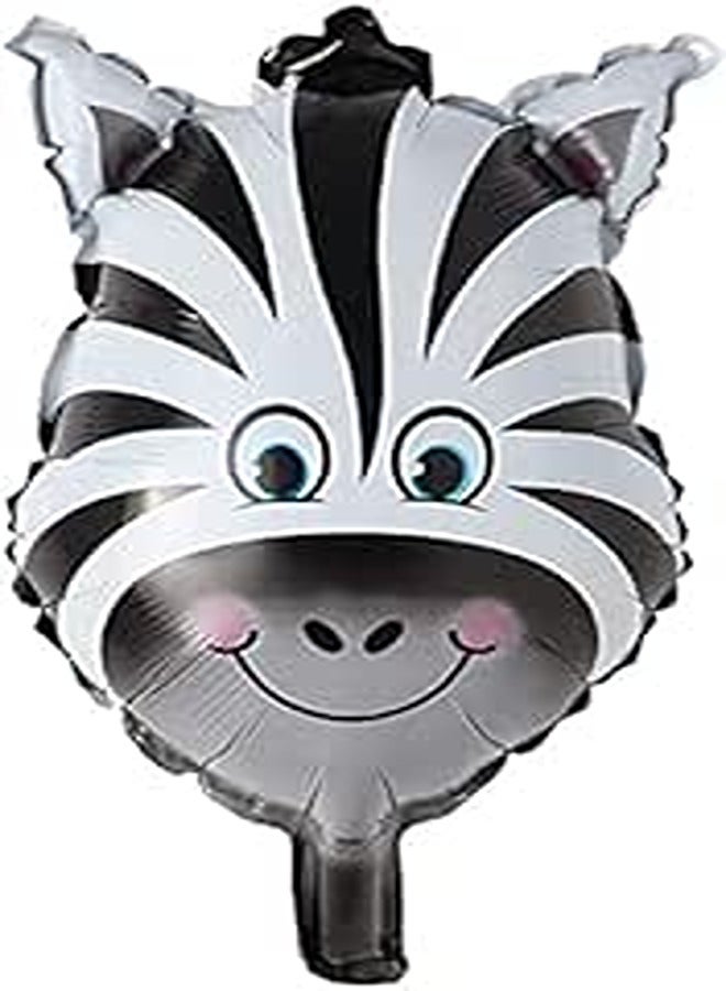 Mini Animal Head Foil Balloon, Zoo Inflatable Air Ballon Baby Shower Happy Birthday Party Decorations