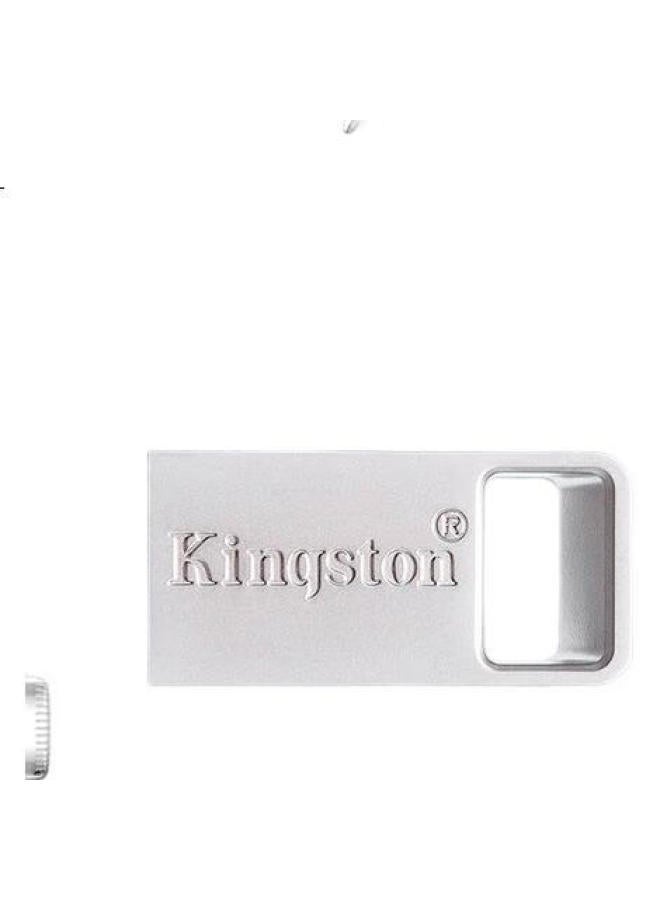 Kingston Kingston 128Gb Usb3.2 Gen1 Flash Drive Dtmc3G2, Silver Metal, Mini Car Usb Drive, High Capacity, Read Speed 200Mb/S - Image 1