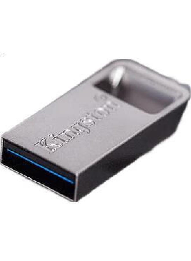 Kingston Kingston 128Gb Usb3.2 Gen1 Flash Drive Dtmc3G2, Silver Metal, Mini Car Usb Drive, High Capacity, Read Speed 200Mb/S - Image 3