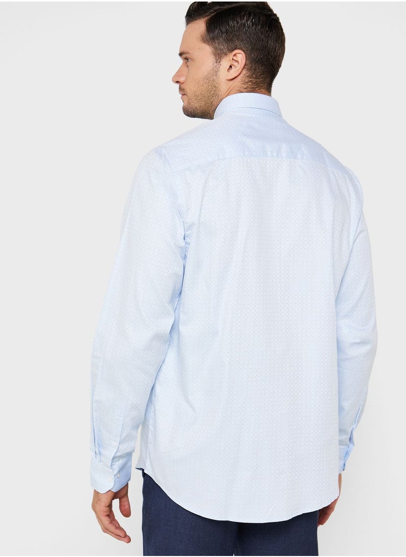 Robert Wood - Dobby Full Sleeve Formal Shirt - Image 1