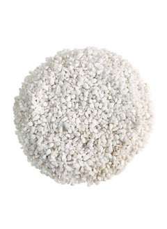 Generic Natural Gravel (White Marble, 2Kg) (7Mm - 13Mm) Decorative Stones For Aquarium/Fish Tank, Garden, Home Decoration, Vase Filler Indoor & Outdoor Pebble  - Image 1