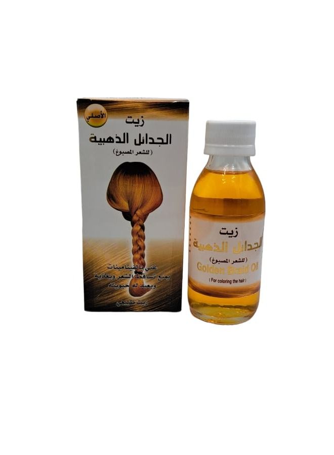 Natural Wheel Golden Braids Oil For Dyed Hair 125 ml