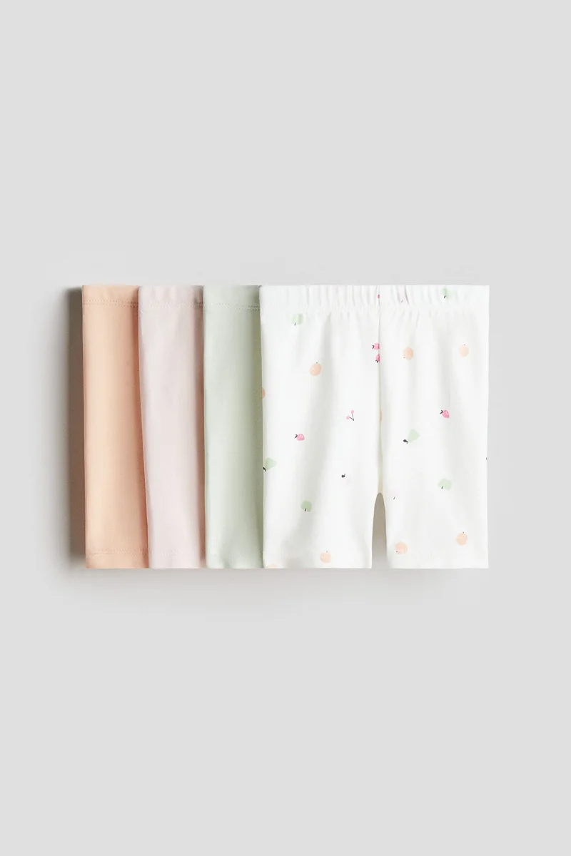 اتش اند ام شورت رياضي من القطن - عبوة من 4 قطع