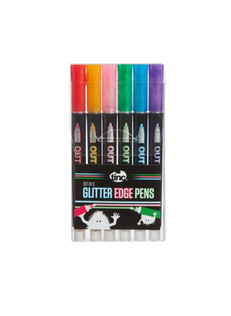 Tinc Glitter Edge Pen Set