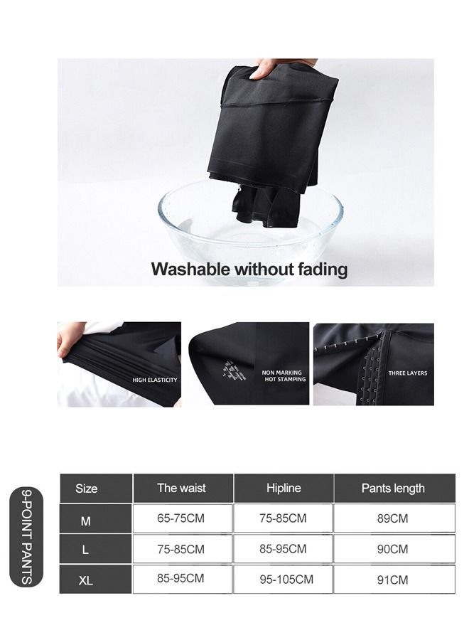 Generic Sauna Sweat Shapewear Leggings Pants Workout Suit Waist Trainer Shaper Sweat Suit Exercise Fitness Gym Yoga Women  - Image 4