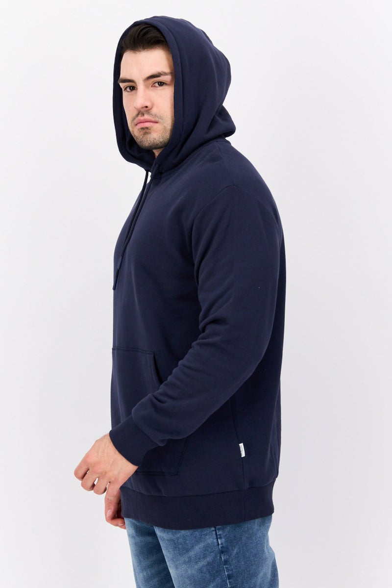 SELECTED هودي سليم للرجال بأكمام طويلة بلون Navy - Image 2