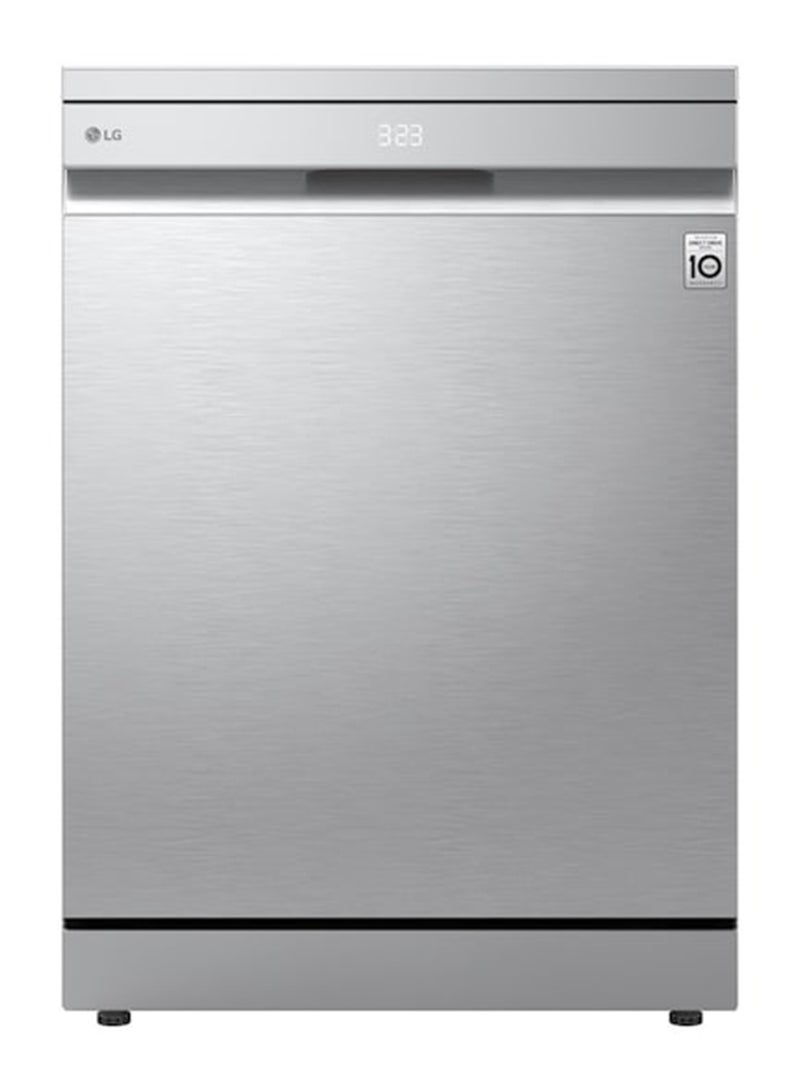 إل جي غسالة أطباق QuadWash™ Prime Silver ذات 14 مكانًا مع تقنية TrueSteam™، تجفيف حراري DFC287HVS فضي DFC287HVS - Image 1
