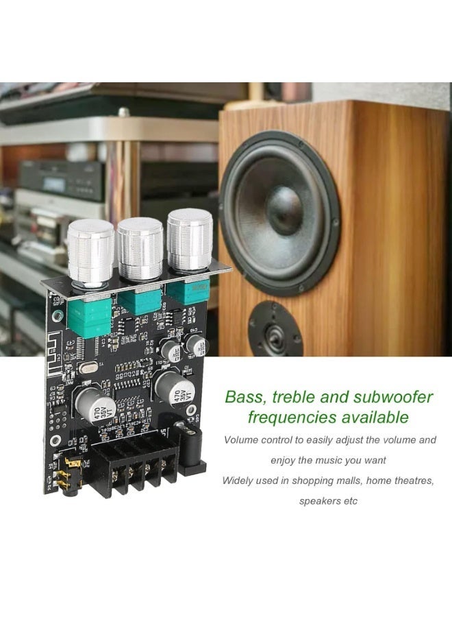 ZK 502MT Power Amplifier Board, PCB 2x50W with Bass Treble Control, DIY for Speakers - Image 2