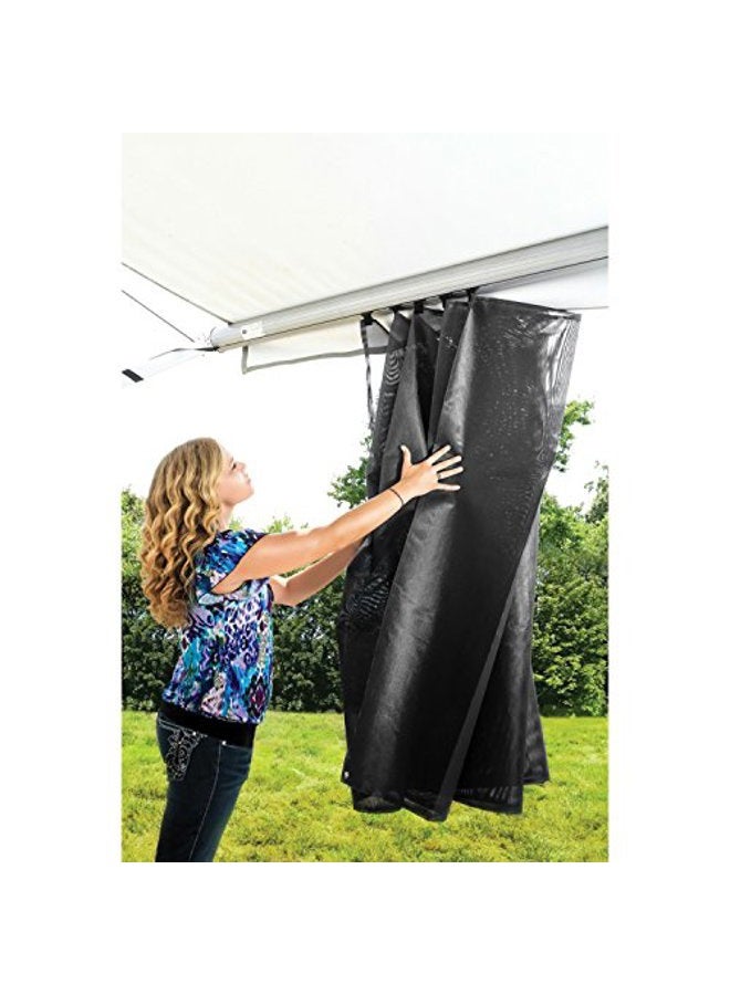Camco 51451 RV Awning Shade Kit, 54" x 120" / Black - Image 3