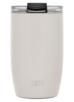 Simple Modern Simple Modern Travel Coffee Mug Tumbler with Flip Lid | Reusable Insulated Stainless Steel Cold Brew Iced Coffee Cup Thermos | Gifts for Women Men Him Her | Voyager Collection | 12oz | Beige  - Image 4