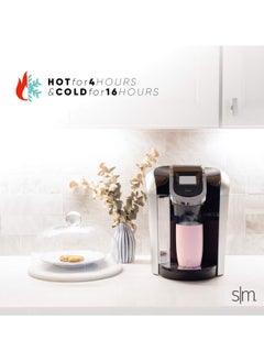 Simple Modern Simple Modern Travel Coffee Mug Tumbler with Flip Lid | Reusable Insulated Stainless Steel Cold Brew Iced Coffee Cup Thermos | Gifts for Women Men Him Her | Voyager Collection | 12oz | Beige  - Image 3