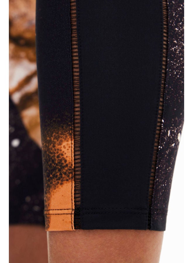 DESIGUAL بنطال ضيق بطبعة معدنية  - Image 5