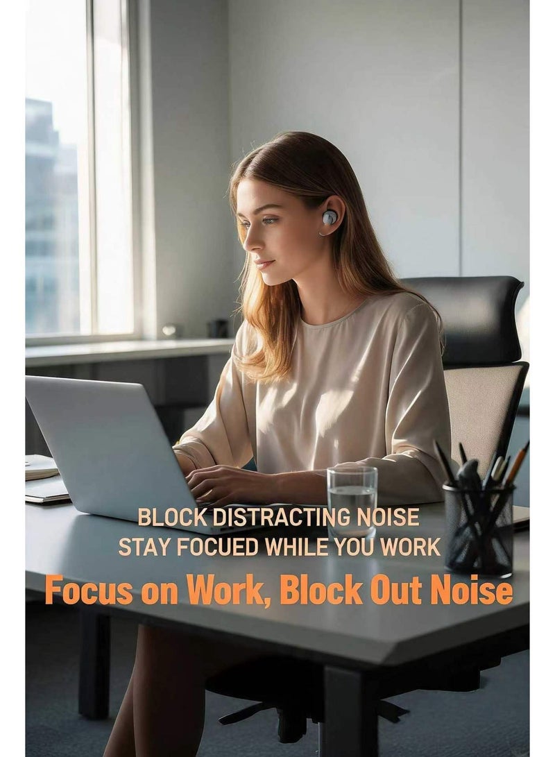 WOLFATION FOR YOU Ear Plugs for Sleeping,Reusable Hearing Protection with Interchangeable M/L Ear Tips, Lightweight Portable Dustproof Case for Sleep, Study, Work, Travel, Concert - Image 3