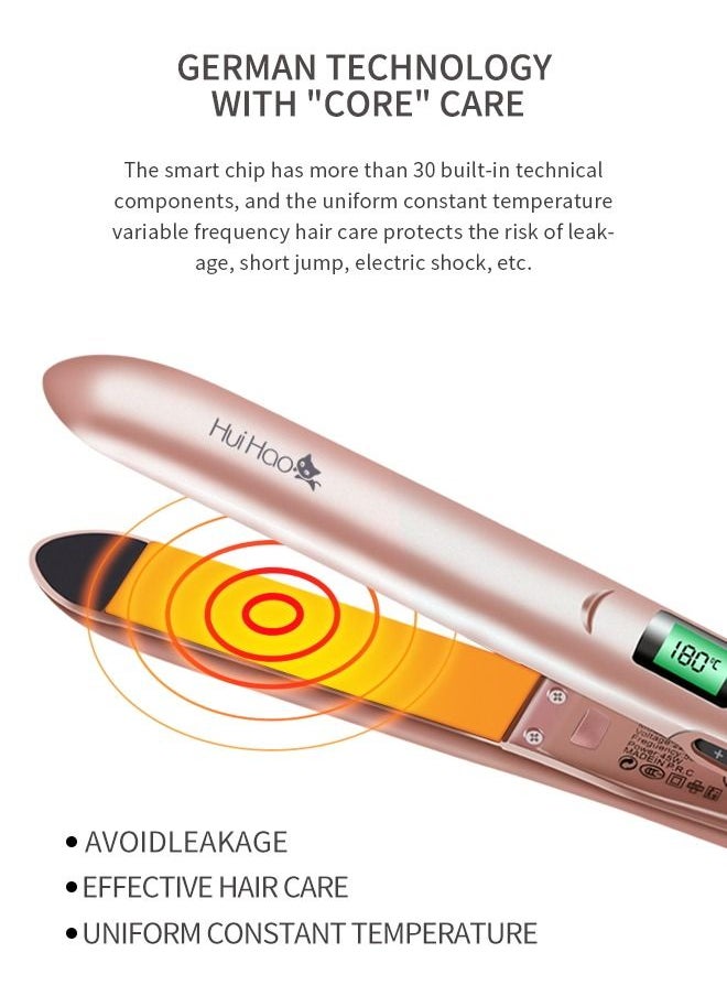 2 in 1 Hair Straightener & Curler