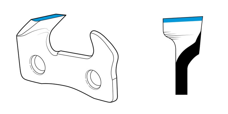 Oregon 16-inch PowerSharp Starter Kit with Bar, Sharpener, and 55 Drive Link PowerSharp Chain, 3/8" Low Profile, 050" Gauge, Fits Stihl, Portable Sharpening Tool for Chainsaws (541655) - Image 4