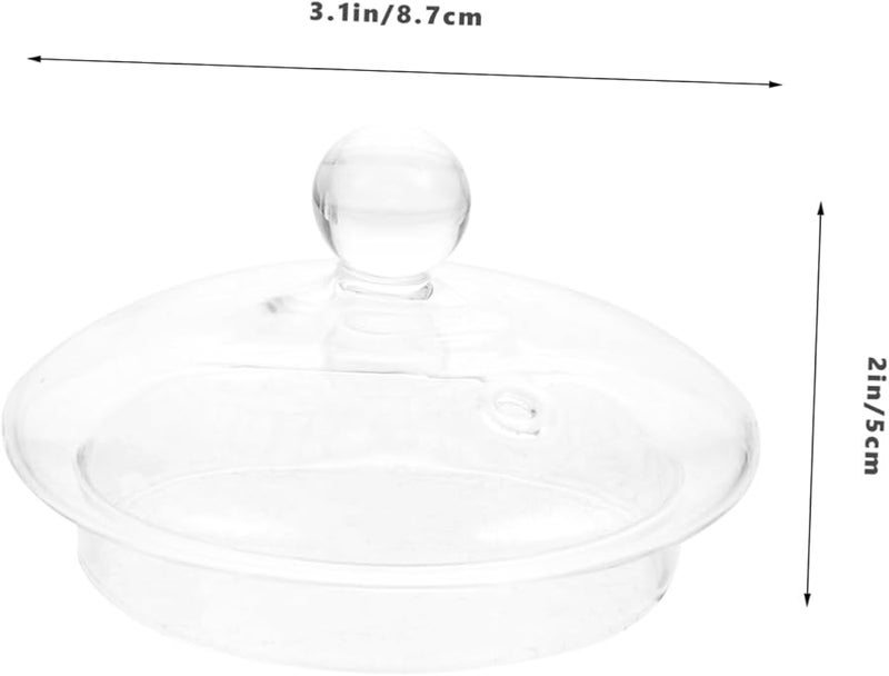 غطاء إبريق شاي زجاجي شفاف مع مصفاة شاي للغلايات ذات الأوراق المفكوكة سهلة التركيب لمنع الانسكاب - Image 3