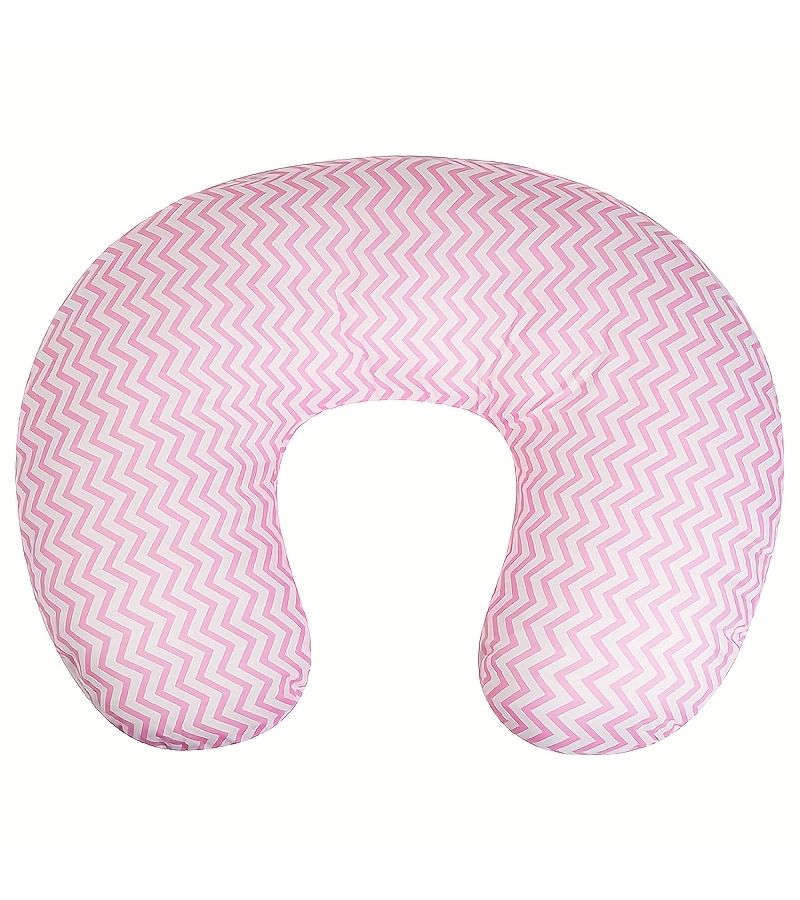 Large U Shaped Nursing Pillow Gray Leaf Breastfeeding Support Cushion With Removable Washable Cover Lightweight Soft Multifunctional Pregnancy And Baby Feeding Pillow For Newborns And Mothers - Image 5