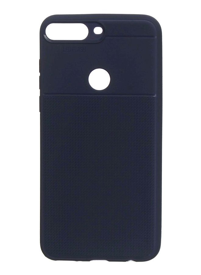 NIBEMINENT Protective Case Cover For Huawei Y7 Prime 2018 Navy 