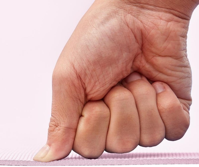 ريبوك حصيرة يوغا ريبوك 4 مم – بنفسجي فاتح، مبطنة وناعمة لليوغا والبيلاتس، مقاومة للانزلاق وسهلة التخزين - Image 4