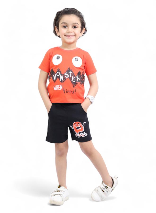 CHOiCE Boys' Opulent Cotton Pajamas (Age 5) - Summer Set 2024 - Plush Textiles and Animated Colors for a Dapper, Soothing Appearance, Get it now from 🌈 CHOICE - Image 1