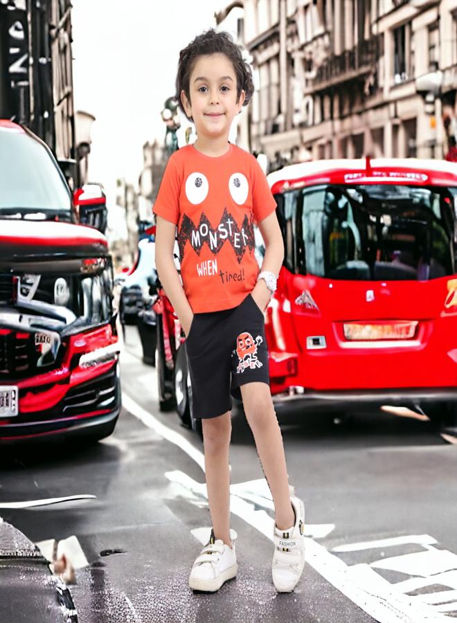 CHOiCE Boys' Opulent Cotton Pajamas (Age 5) - Summer Set 2024 - Plush Textiles and Animated Colors for a Dapper, Soothing Appearance, Get it now from 🌈 CHOICE - Image 4