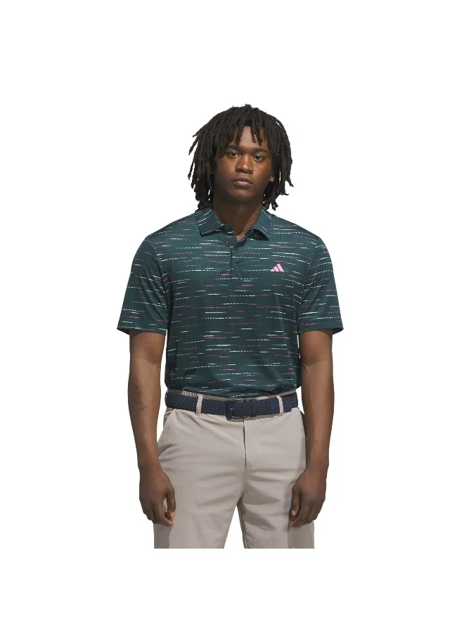 adidas Adidas Ult Mesh Prt Lc Green Polo Shirt (Short Sleeve) Polo Shirts For Men
