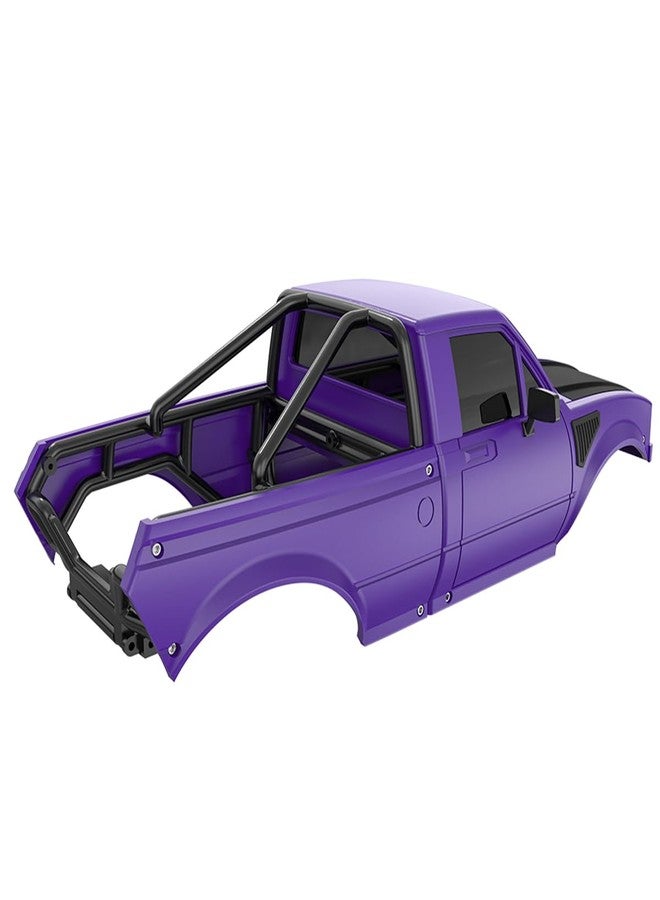 VNUHV Pickup Hard Body Shell with Bed Rack 133mm Wheelbase for 1/24 RC Crawler Axial SCX24 C10 Bronco Jeep Wrangler Base Camp 4Runner Parts (White) - Image 4
