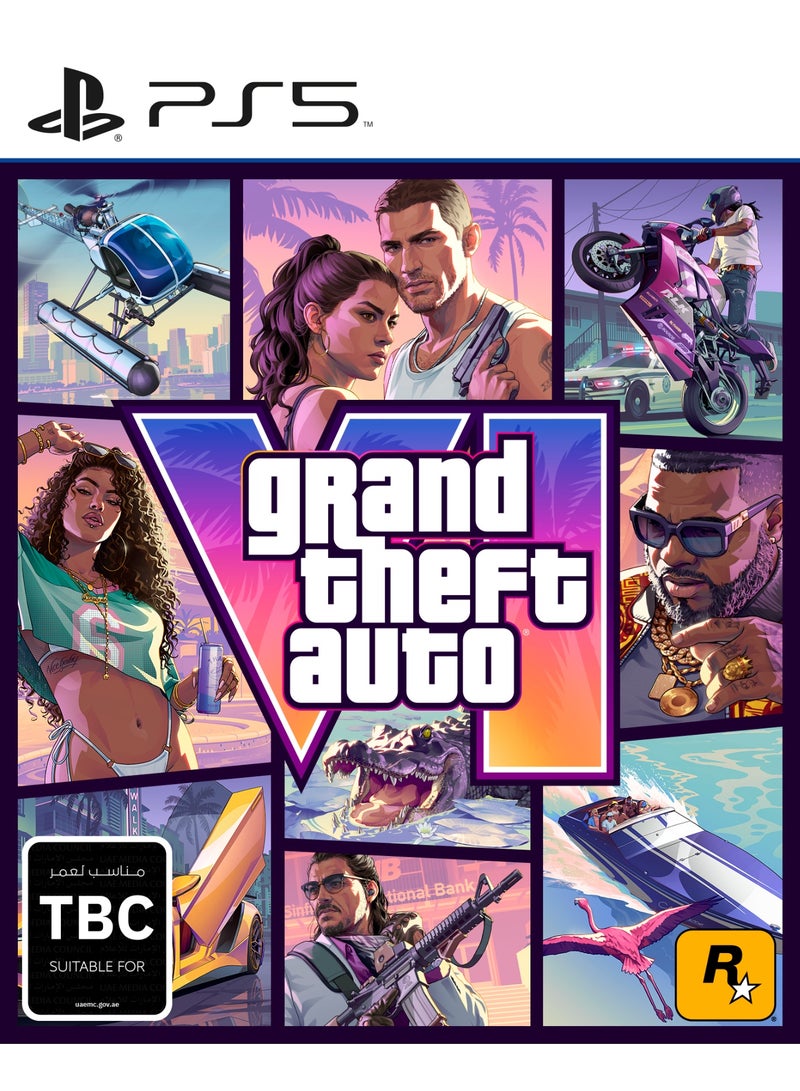 روك ستار جيمز لعبة Grand Theft Auto VI لجهاز PS5 - إصدار NMA (كاملة مع العلبة والكتيب) - playstation_5_ps5 - Image 1