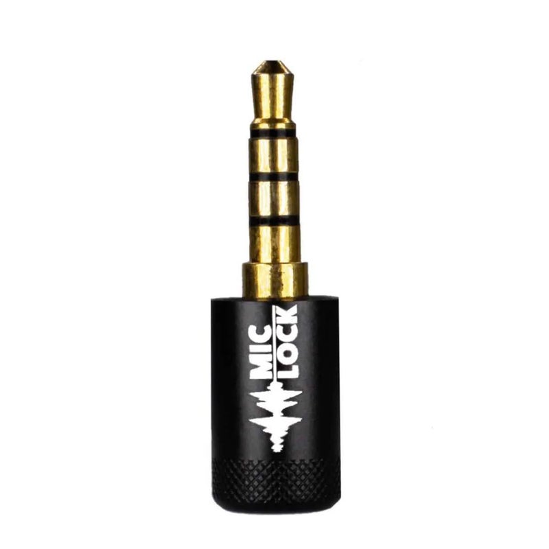 Mic-Lock Mini 3.5mm for Headphone Port - Microphone Audio and Data Security - Privacy Protector for Laptops, Smartphones, Tablets, and Computers (Black, Single Pack) - Image 1