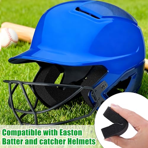 Shupakul 1 Set of Batting Helmet Padding, 0.79 Inch Thickened Universal Helmet Padding Fit Kit, Sport Helmets Pad Replacement for Catchers Baseball Softball Players - Image 4
