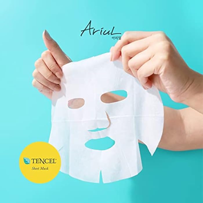 Ariul 7 Days Mask Heartleaf P – Calming & Moisturizing Korean Face Mask with Panthenol & Ceramide, Hydrating & Soothing, Pore Purifying, Vegan Sheet, 10 Masks, 23ml / 0.77 fl. oz Each (Aloe H) - Image 3