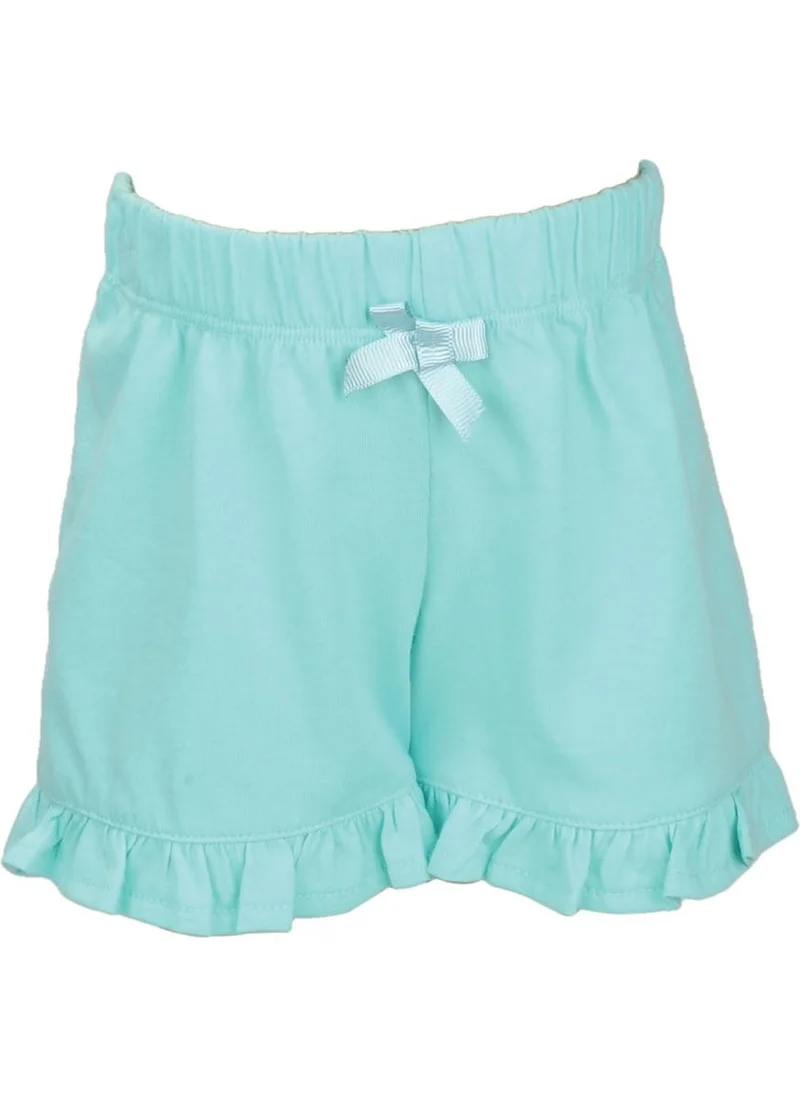 Zeyland Baby Girl Mint Frilly Comfortable Shorts (9 Months - 4 Years)