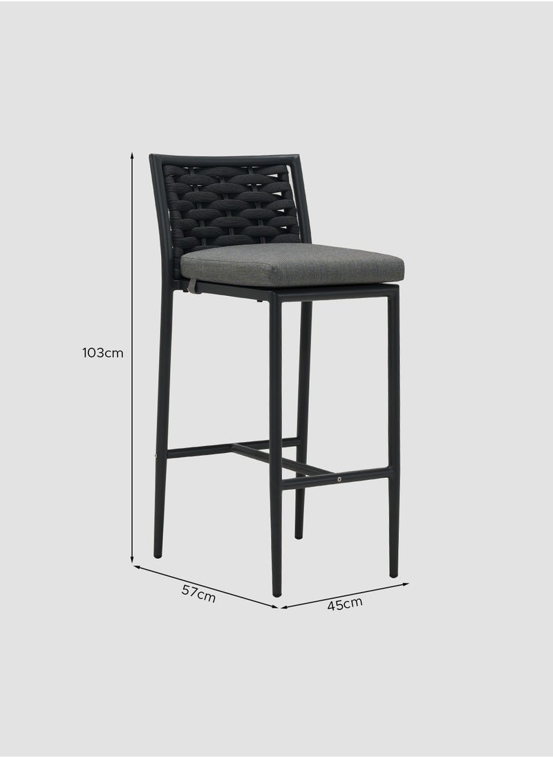 AL HUZAIFA FURNITURE Loop Outdoor Bar Chair  - Image 5