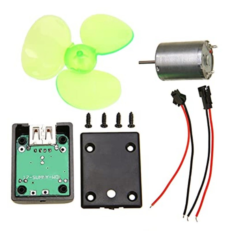 Wind Generator Controller 1 Set Small Mini Wind Generator Micro Wind Turbine Motor Portable Emergency Phone Charger For USB Output DC 5V - Image 2