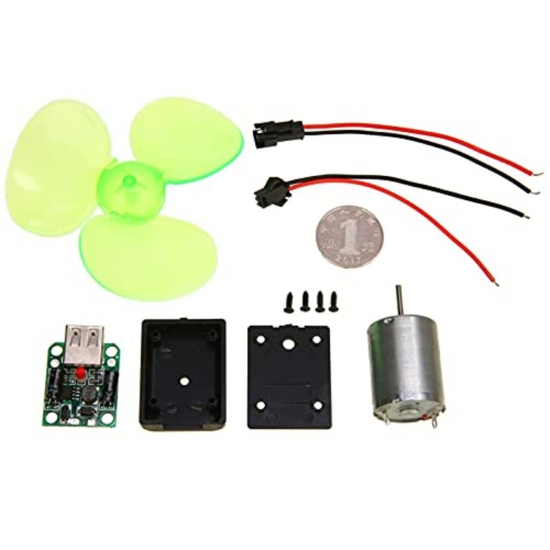Wind Generator Controller 1 Set Small Mini Wind Generator Micro Wind Turbine Motor Portable Emergency Phone Charger For USB Output DC 5V - Image 1