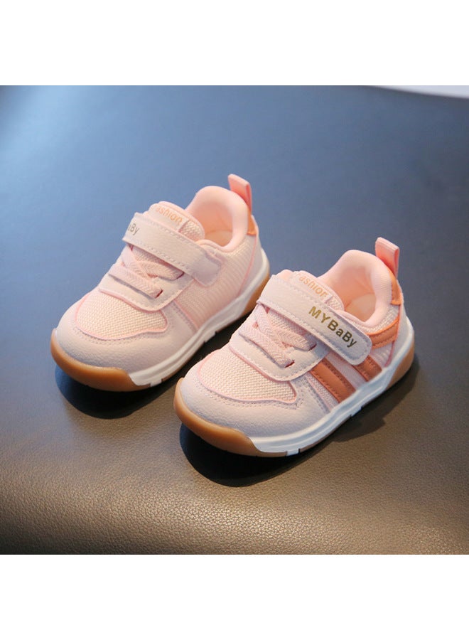 Spring And Autumn Children's Mesh Sneaker Infant Soft-soled Non-slip Baby Toddler Shoes Boys And Girls Breathable Fit Shoes