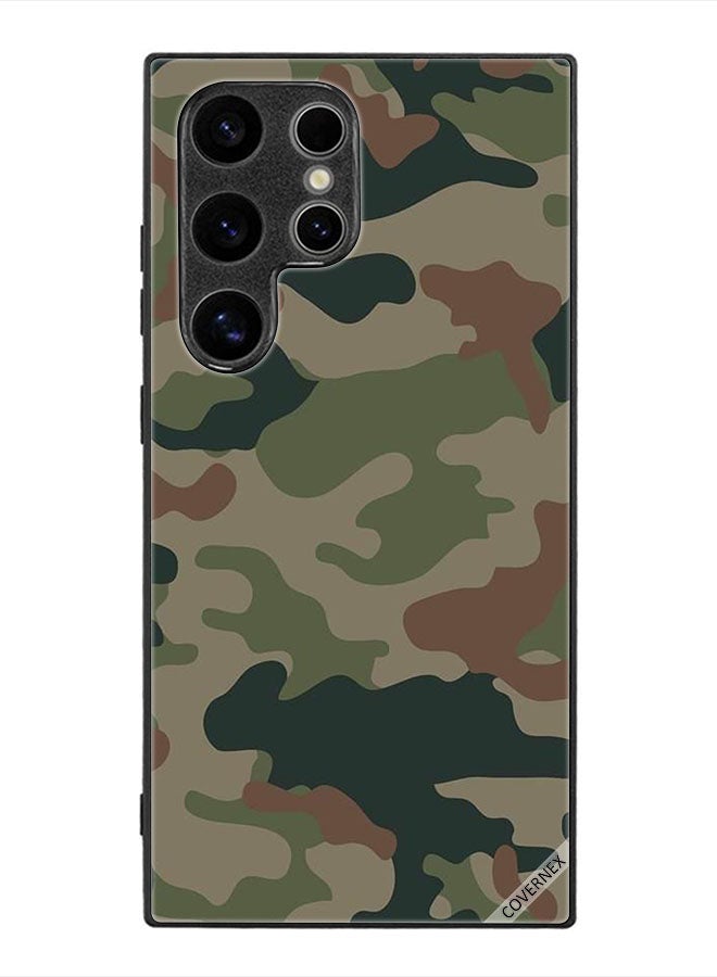 Covernex Protective Case Cover For Samsung Galaxy S24 Ultra Camouflage Pattern (2) - Image 1