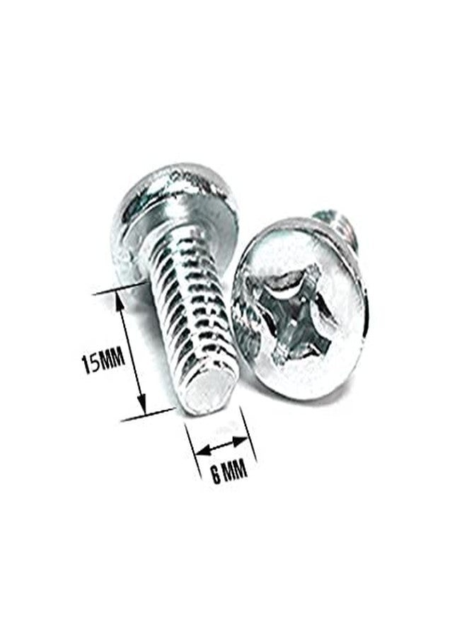 Immech - Server Rack & Cabinet M6 Cage Nuts & Mounting Screws With Washer, Nickel Finish, 40 set - Image 3