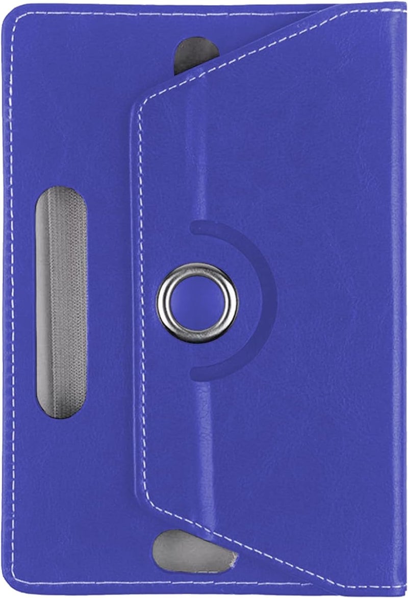 EKAM Universal Stand Folio Case Cover for All 8" Tablets (Fire HD 8, Lenovo Tab M8 8 inch, iPad Mini 5/4/3/2/1,iPad mini 6), PU Leather case Fit for all 8inch tablets (Blue) - Image 3