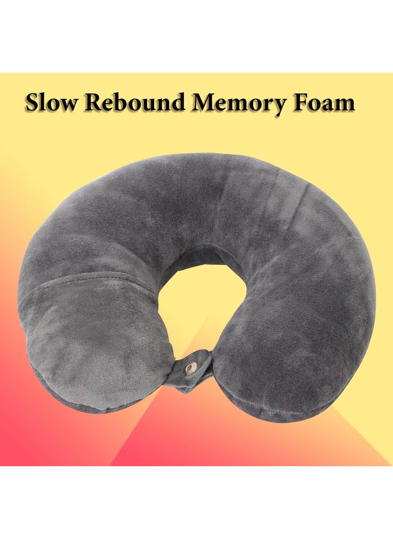 BigPlayer BigPlayer Ergonomic Neck Pillow Round Travel Cushions for Car Airplane Cervical Support for Improved Sleep Neck Rest Accessories for Travel Comfort  - Image 3