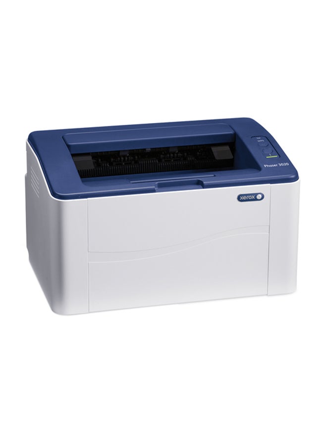 xerox Phaser 3020 Wireless Mono Laser Printer 33.1x21.5x18.8cm White/Navy - Image 1
